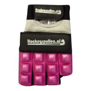 Hockeyspullen.nl handschoen half finger Basic pink