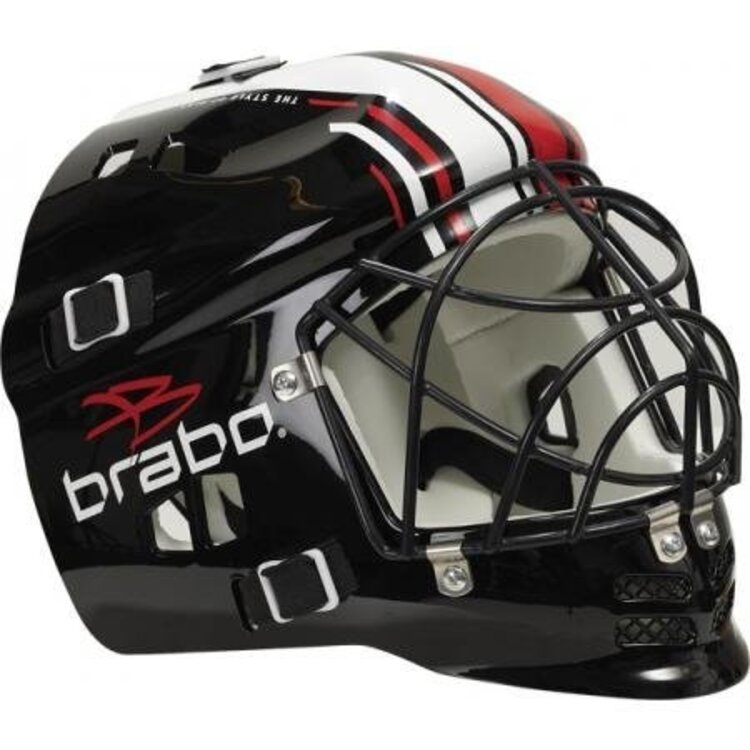 Brabo Junior Helm Black w/cage