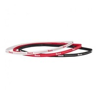 Haarband Non-Slip (set van 3 stuks) Rood, Wit, Zwart