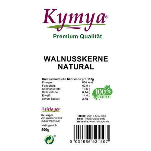 Walnusskerne  %100 Natural 500g 