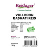 Reislager Vollkorn Basmati Reis 100% Organic 3Kg