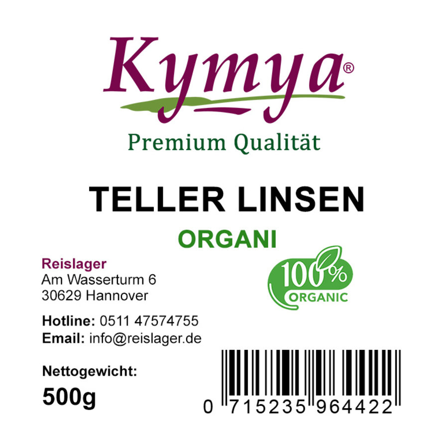 Teller Linsen Premium Qualität 500g