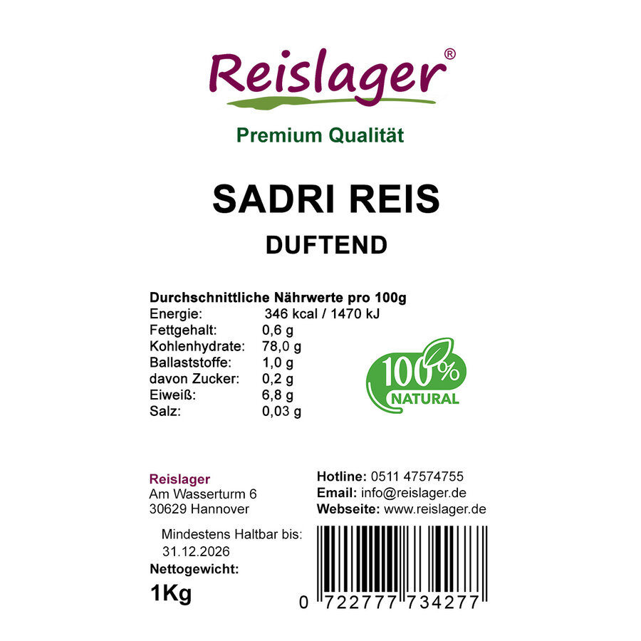 Sadri Reis, , Natural, 1 kg
