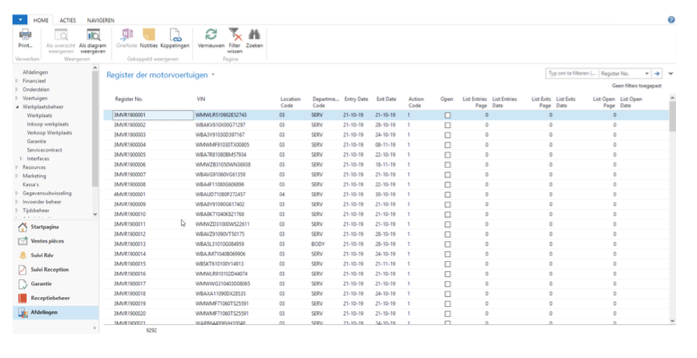 Registre électronique des marges de TVA