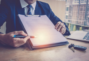 Interface MRT Connect: Plateforme MRT de Renta: Info du contrat leasing et demande d'approbation