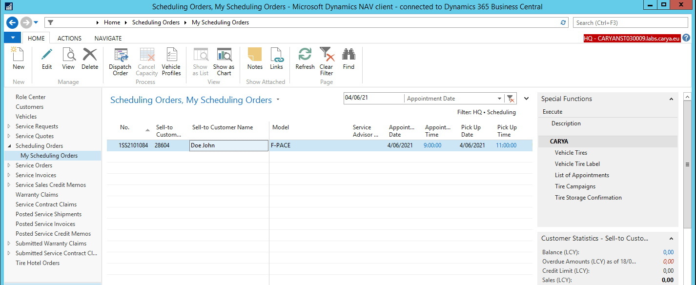 Module de Rendez-Vous