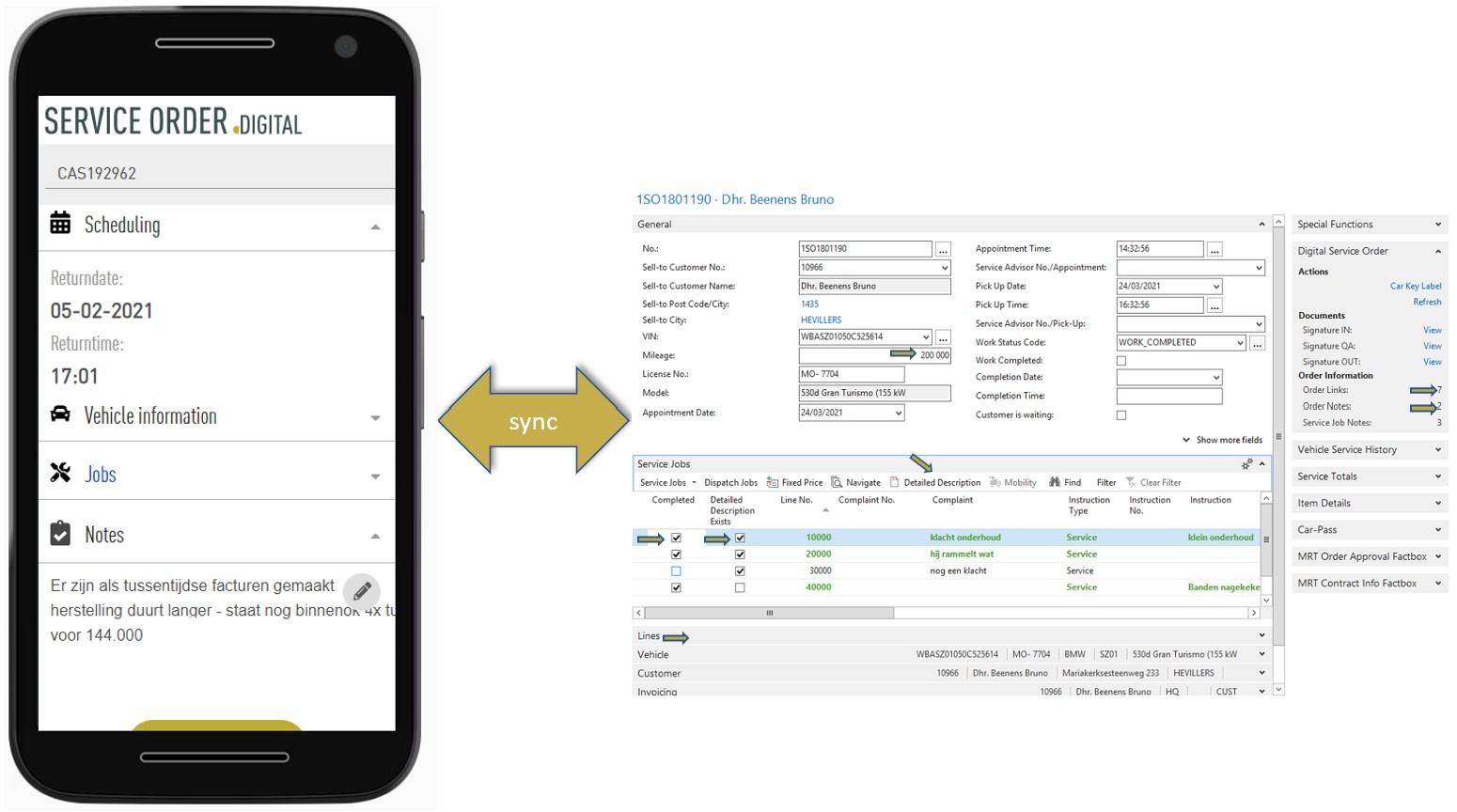 Carya Digital Service Order (DSO)