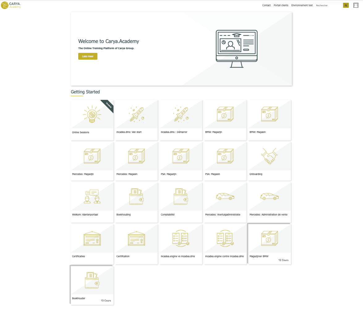 Plateforme e-Learning personnalisée