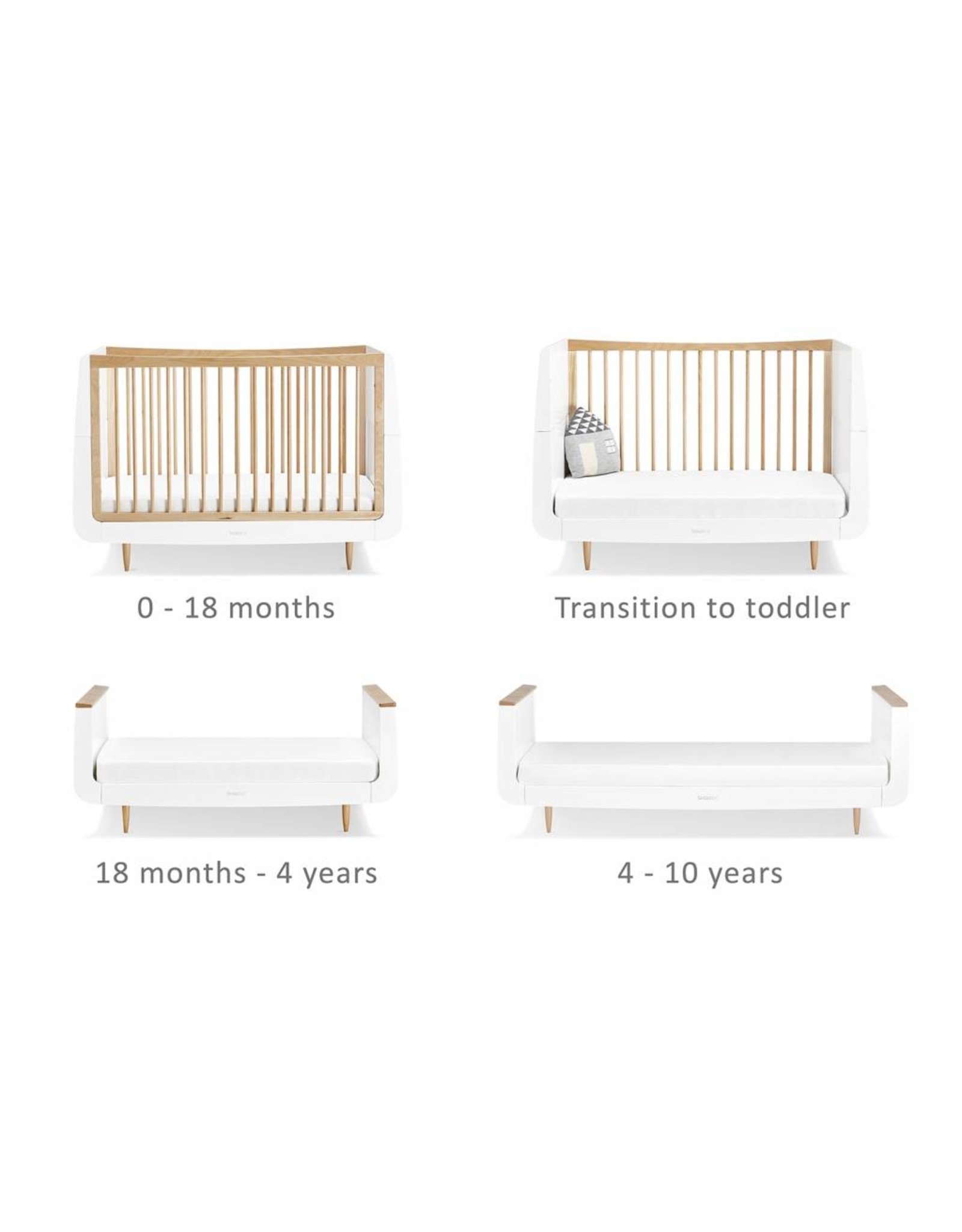 SnuzKot Skandi Style Cot Bed