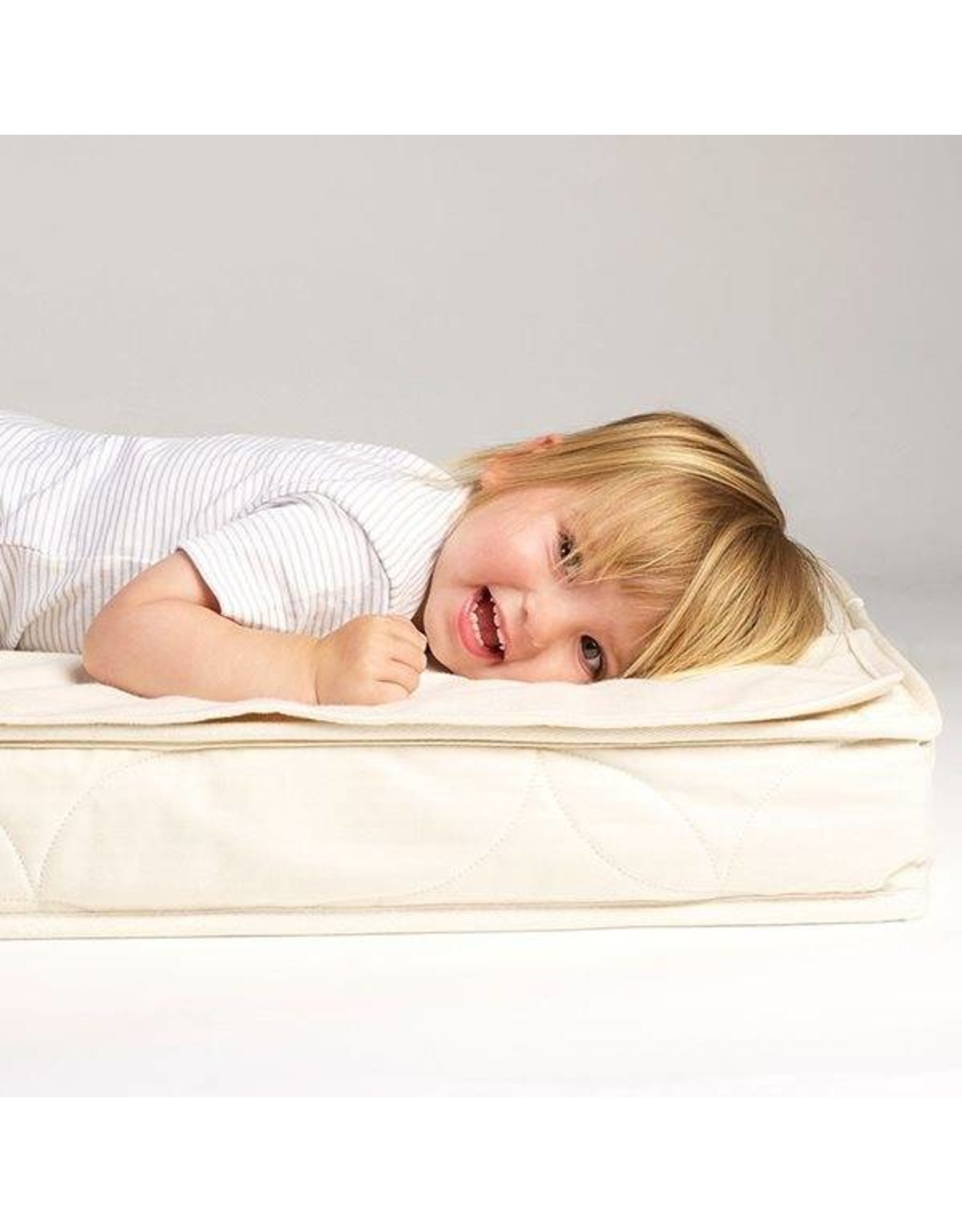 Little Green Sheep Organic Cotbed Mattress Protector- 70x140cm