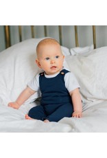 Dotty Dungarees Round Neck Vest- 6-12 months