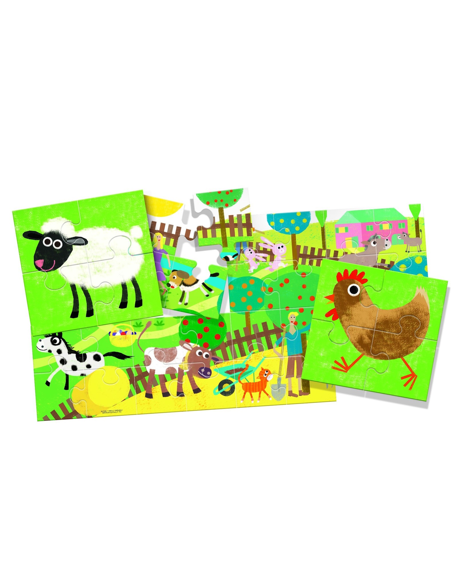 Puzzle 8 + 1 Farm- Ages 2-5 Years