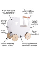 Moover Moover Dolls Pram- Red