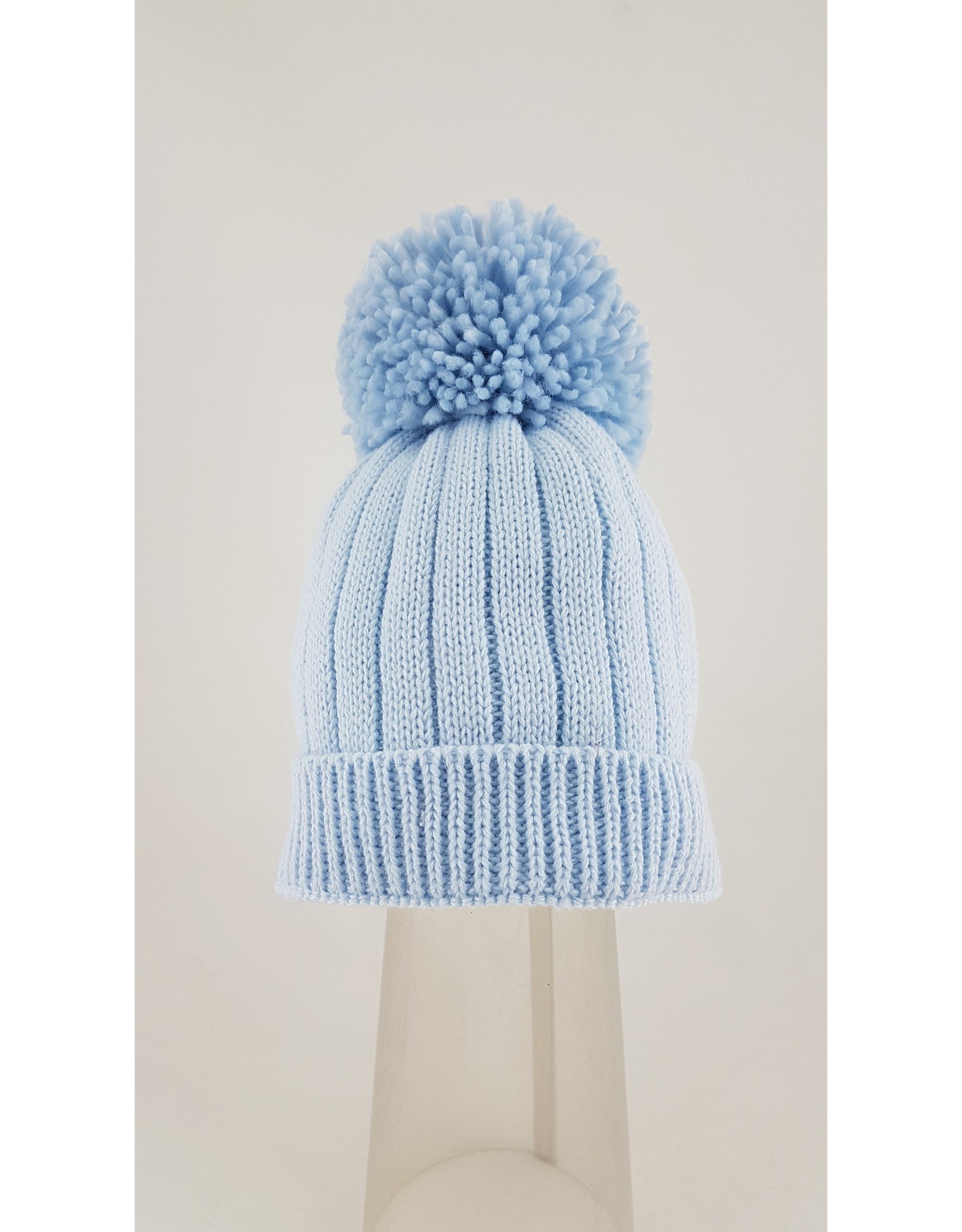 Pesci Pesci Pom Pom Hat- Pink -Blue