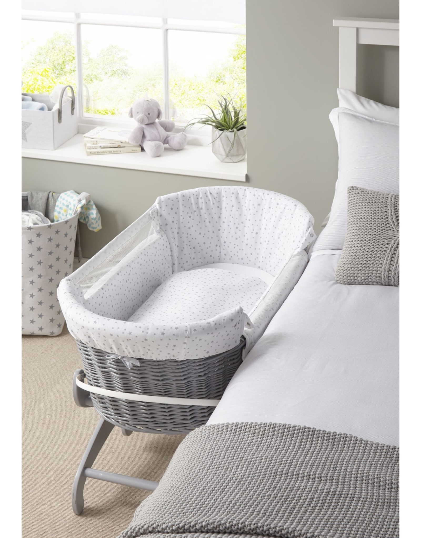 clair de lune bedside crib