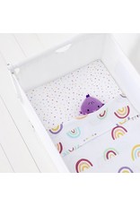 Crib 2 Pack Fitted Sheets – Rainbow