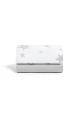 Crib 2 Pack Fitted Sheets – Stars