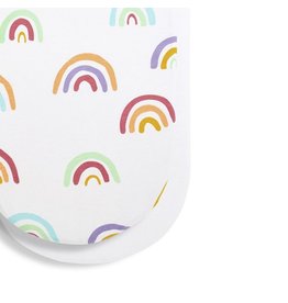 Moses Basket/Pram 2 Pack Fitted Sheets - Colour Rainbow