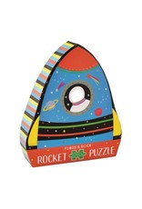 Rocket 12 Piece Shaped Jigsaw in Rocket Shaped Box