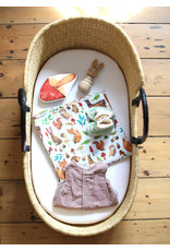Fox in the Attic Muslin Swaddle Blanket - Woodland