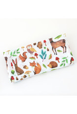 Fox in the Attic Muslin Swaddle Blanket - Woodland