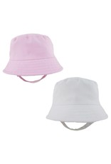 Pesci Plain Bucket Hat with Chin Strap