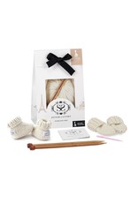 Stitch and Story Sophie La Girafe : Mini Mittens and Booties- Cream