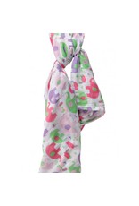Piccalilly Muslin Swaddle - Pink Elephant