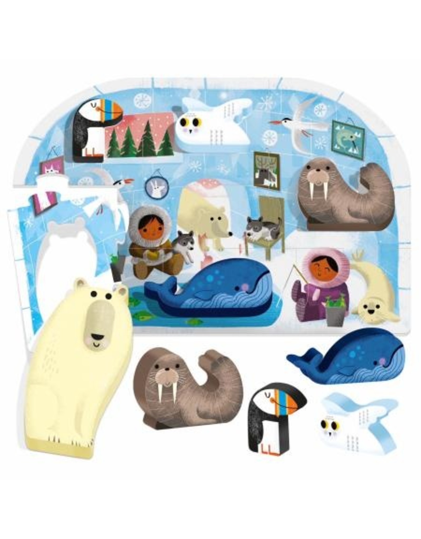 Headu Montessori First Puzzle the Pole