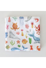 Fox in the Attic Muslin Square - Sea Life
