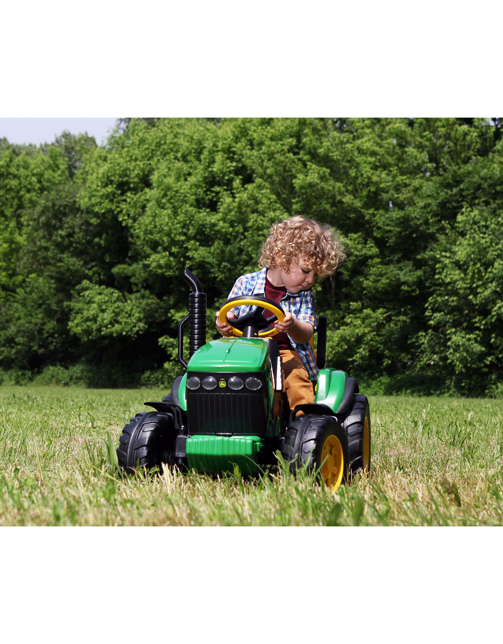 Peg Perego John Deere Ground Force Tractor & Trailer