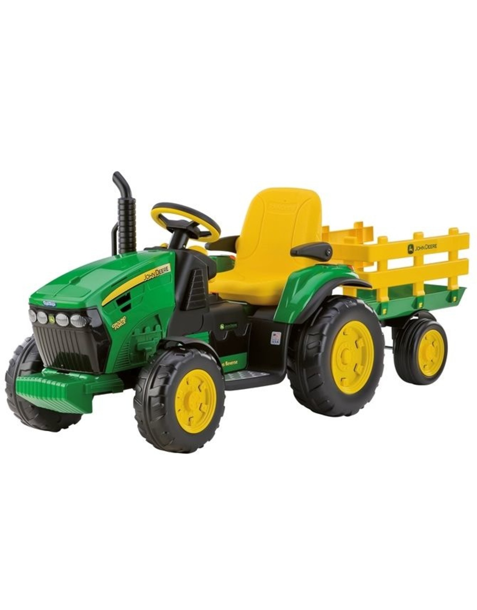 Peg Perego John Deere Ground Force Tractor & Trailer