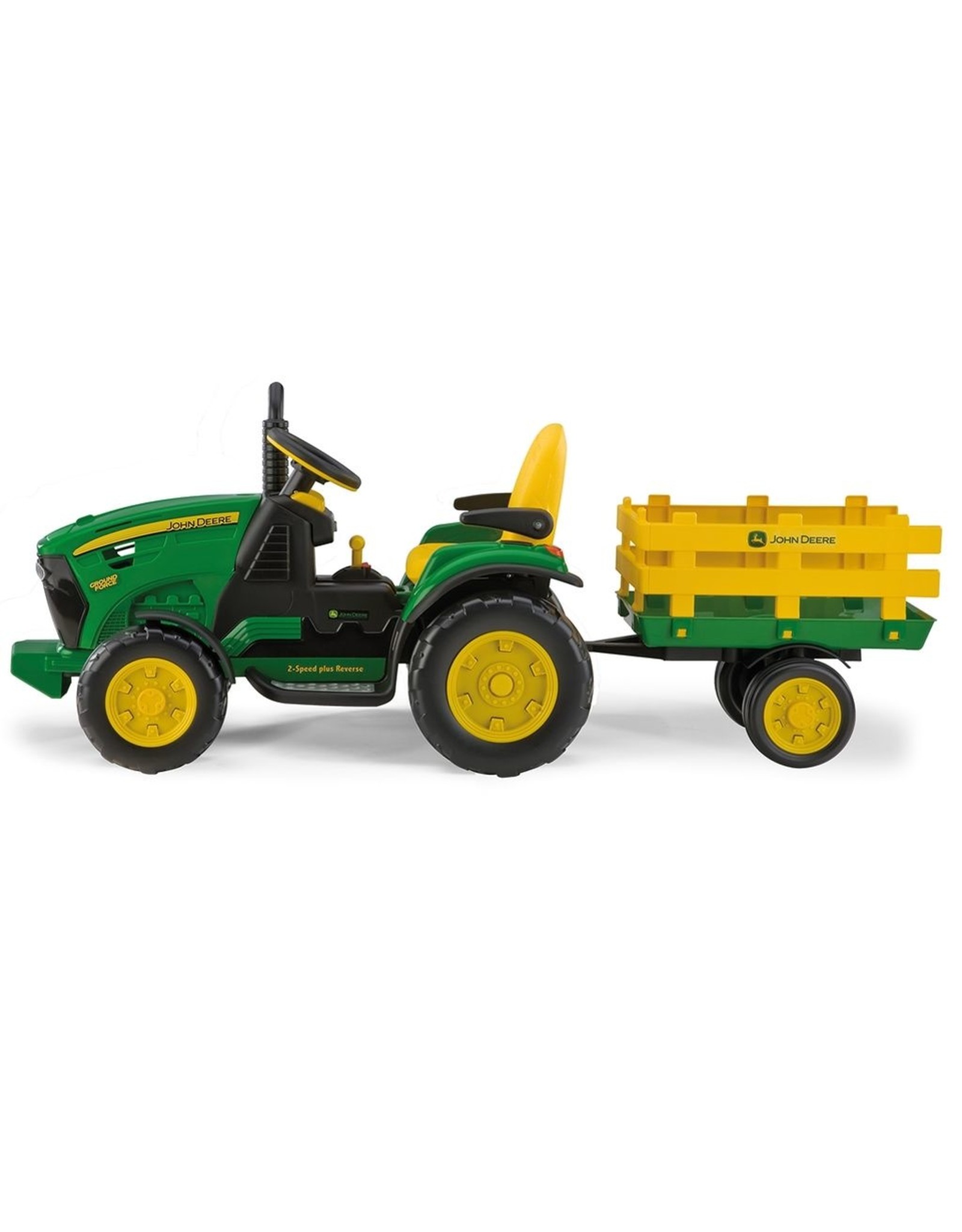 Peg Perego John Deere Ground Force Tractor & Trailer
