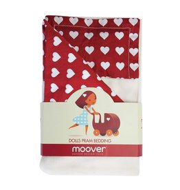 Moover Moover Dolls Pram Bedding - Red