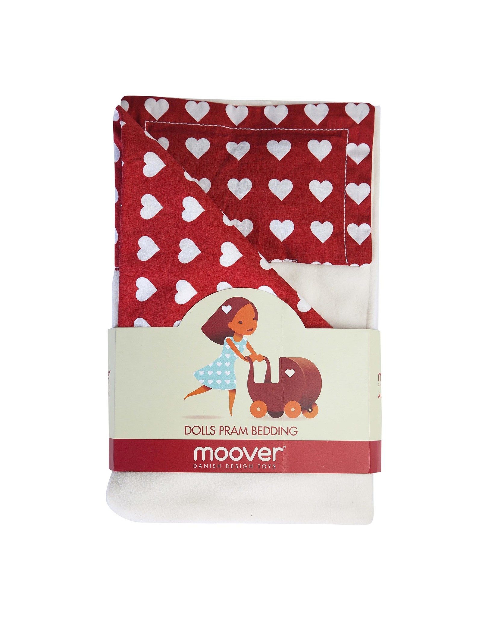 Moover Moover Dolls Pram- Red