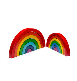 Best Years Wooden Rainbow Stacking Toy- Large