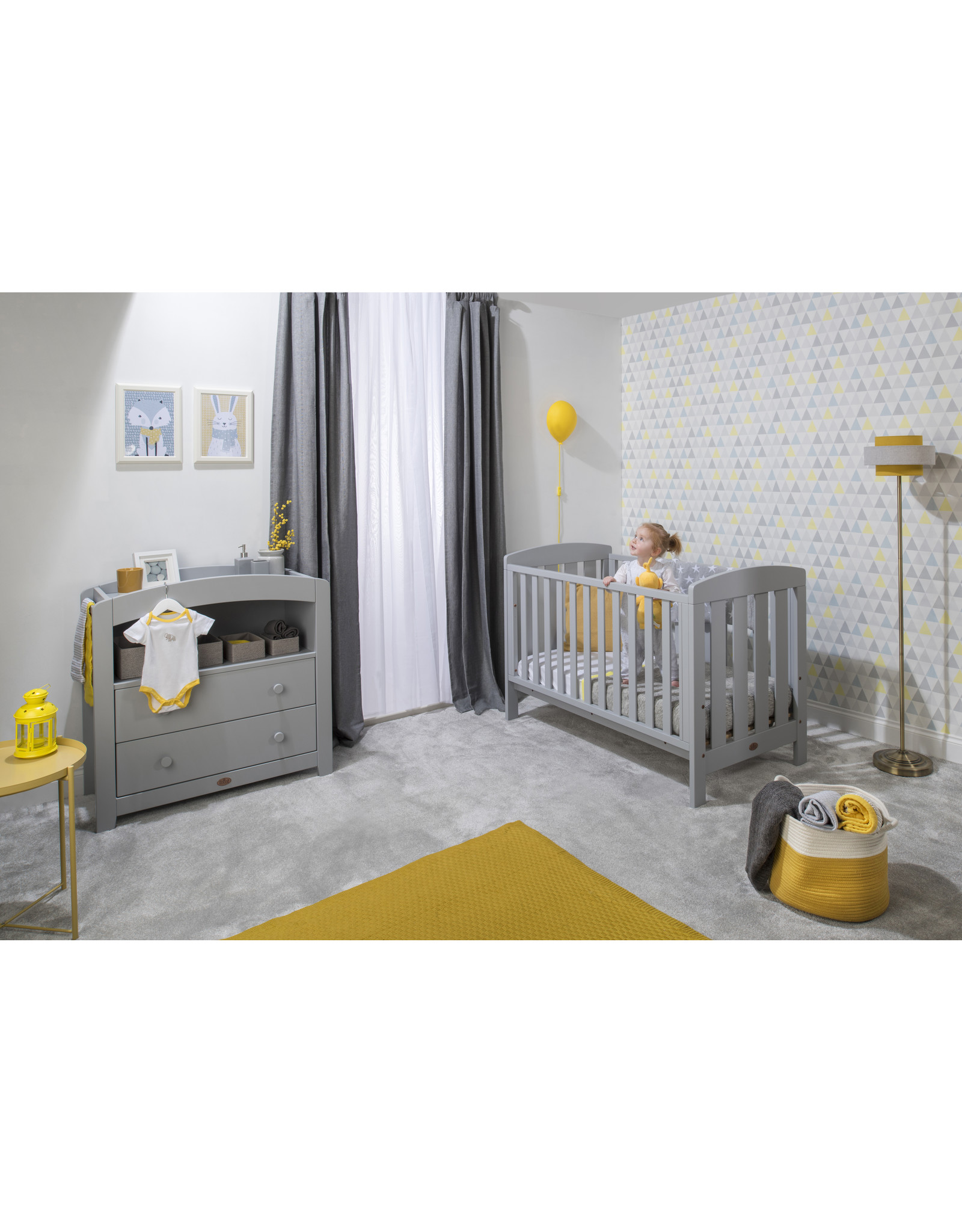 Boori Boori Alice Cot Bed- Pebble