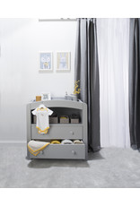 Boori Boori Curved Two Drawer Chest Changer - Pebble