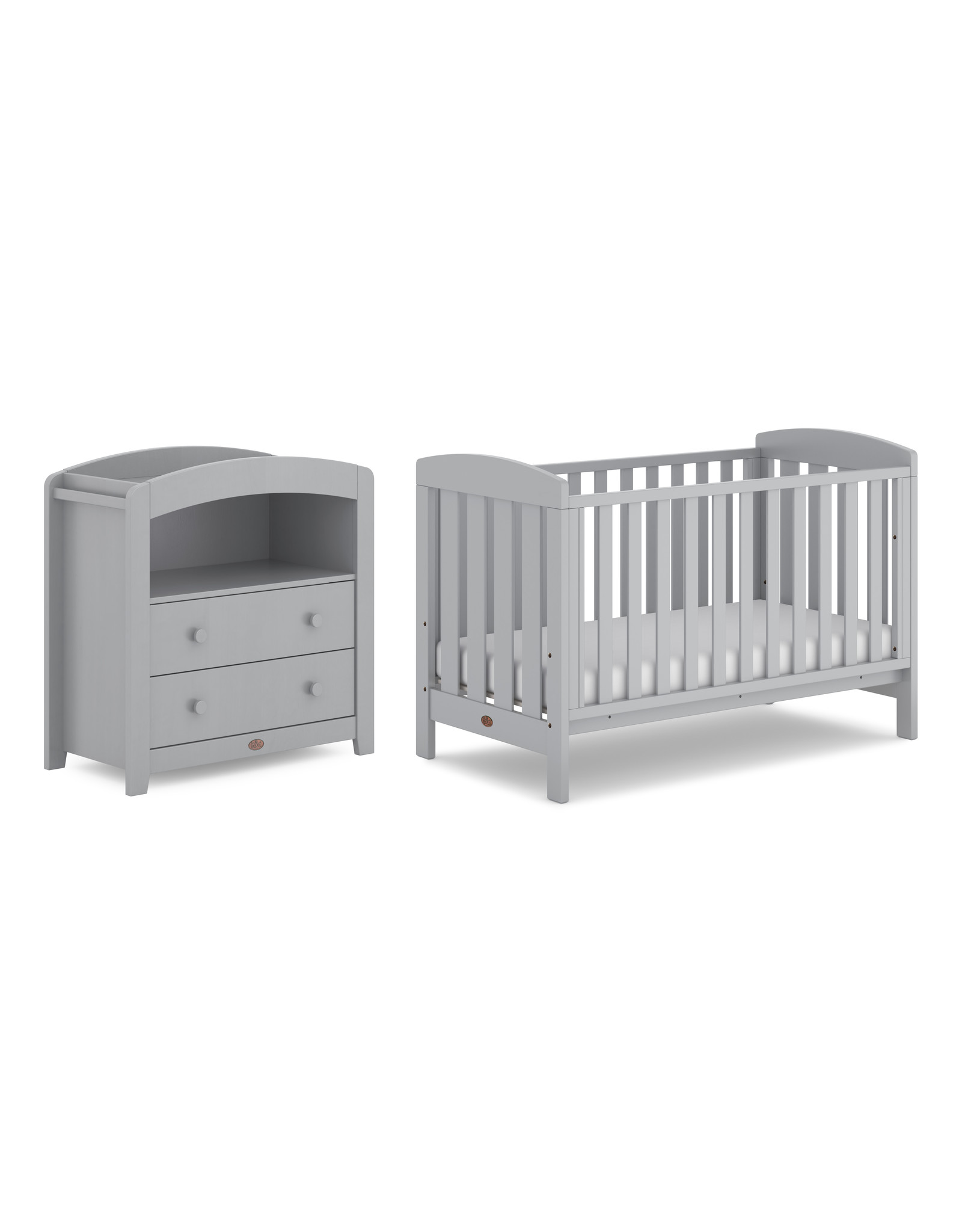 Boori Boori Alice 2 Piece Nursery Set with Chest Changer -Pebble