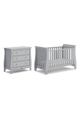 Boori Boori Sleigh Urbane Cot Bed- Pebble