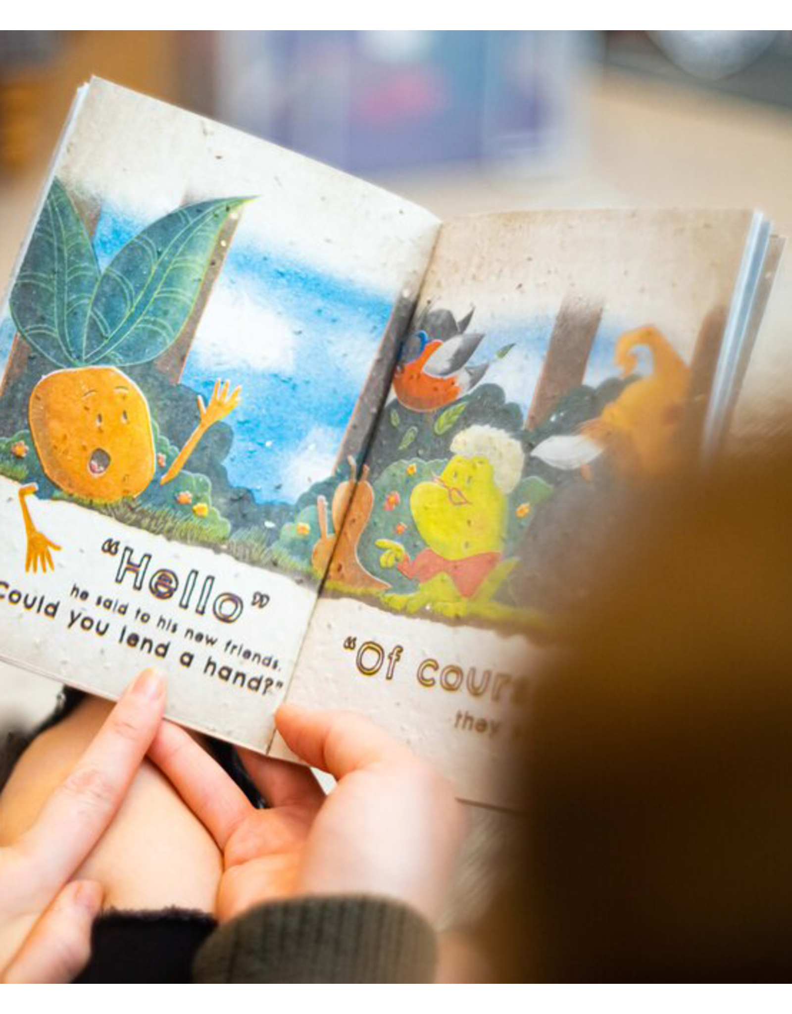 Plantable Children's Books- The Basil Who Built Bridges