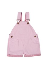 Dotty Dungarees Pink Striped Shorts- 4-5 Years