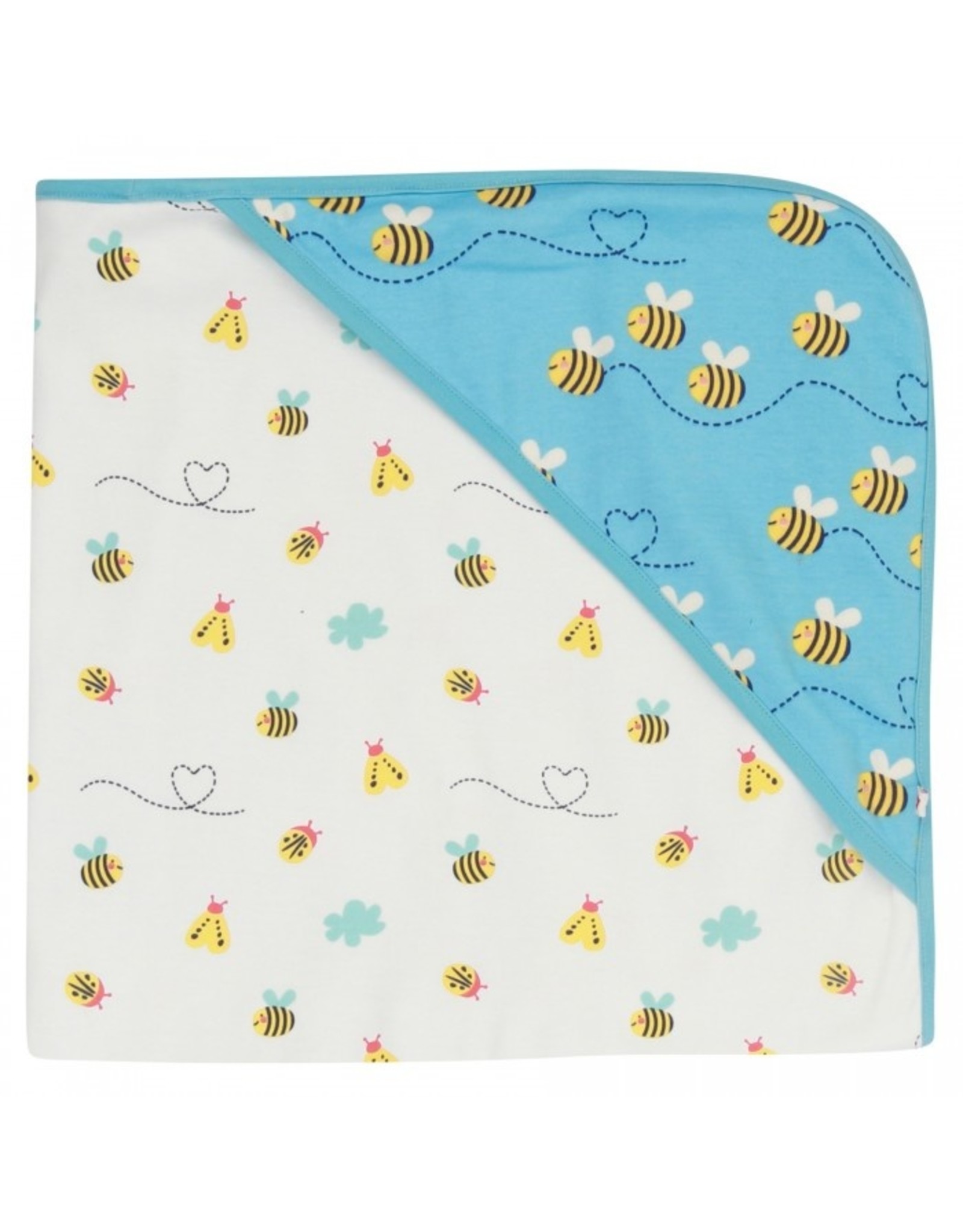 Piccalilly Hooded Baby Blanket - Bumblebee