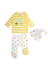 Piccalilly 3 Piece Baby Set - Bumblebee- Newborn