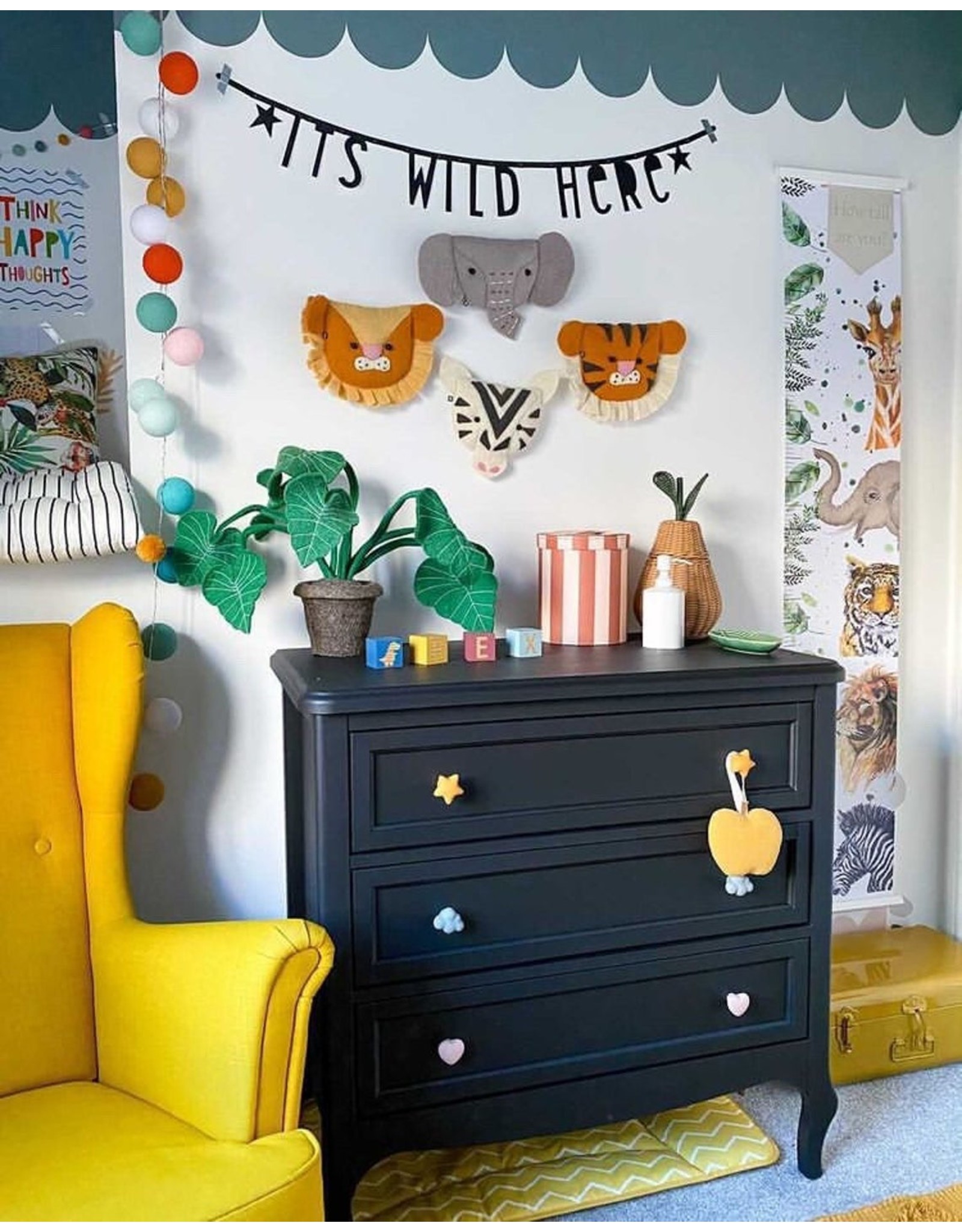 WildChildAMZ Safari Height Chart Unframed