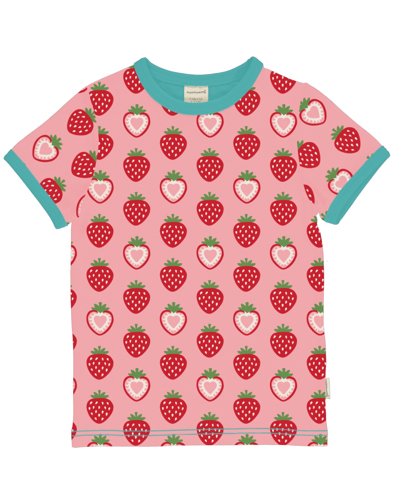 Maxomorra Maxomorra SS Strawberry T Shirt - 5-6 Years