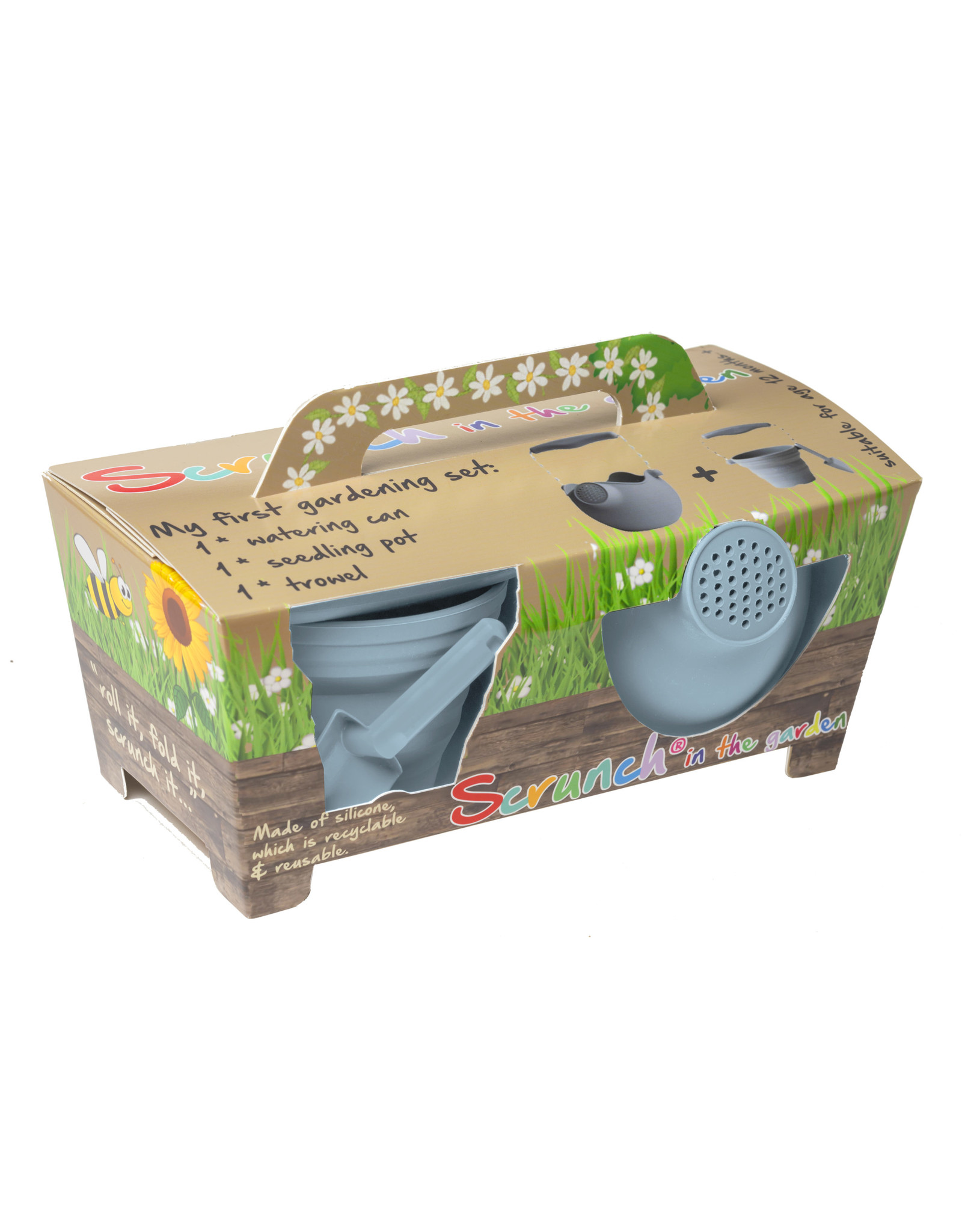 Scrunch Kids Scrunch in the Garden- Anthracite Grey