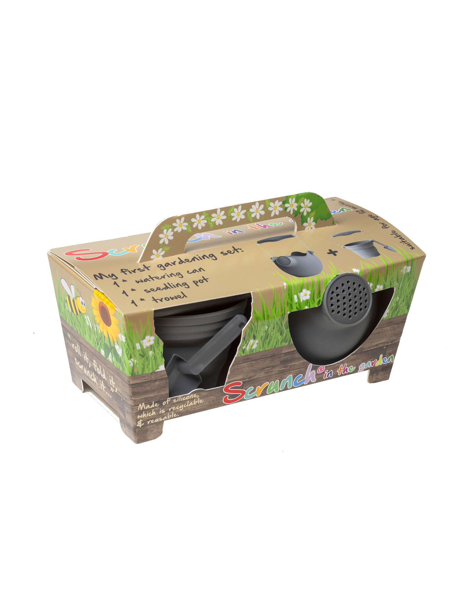 Scrunch Kids Scrunch in the Garden- Anthracite Grey