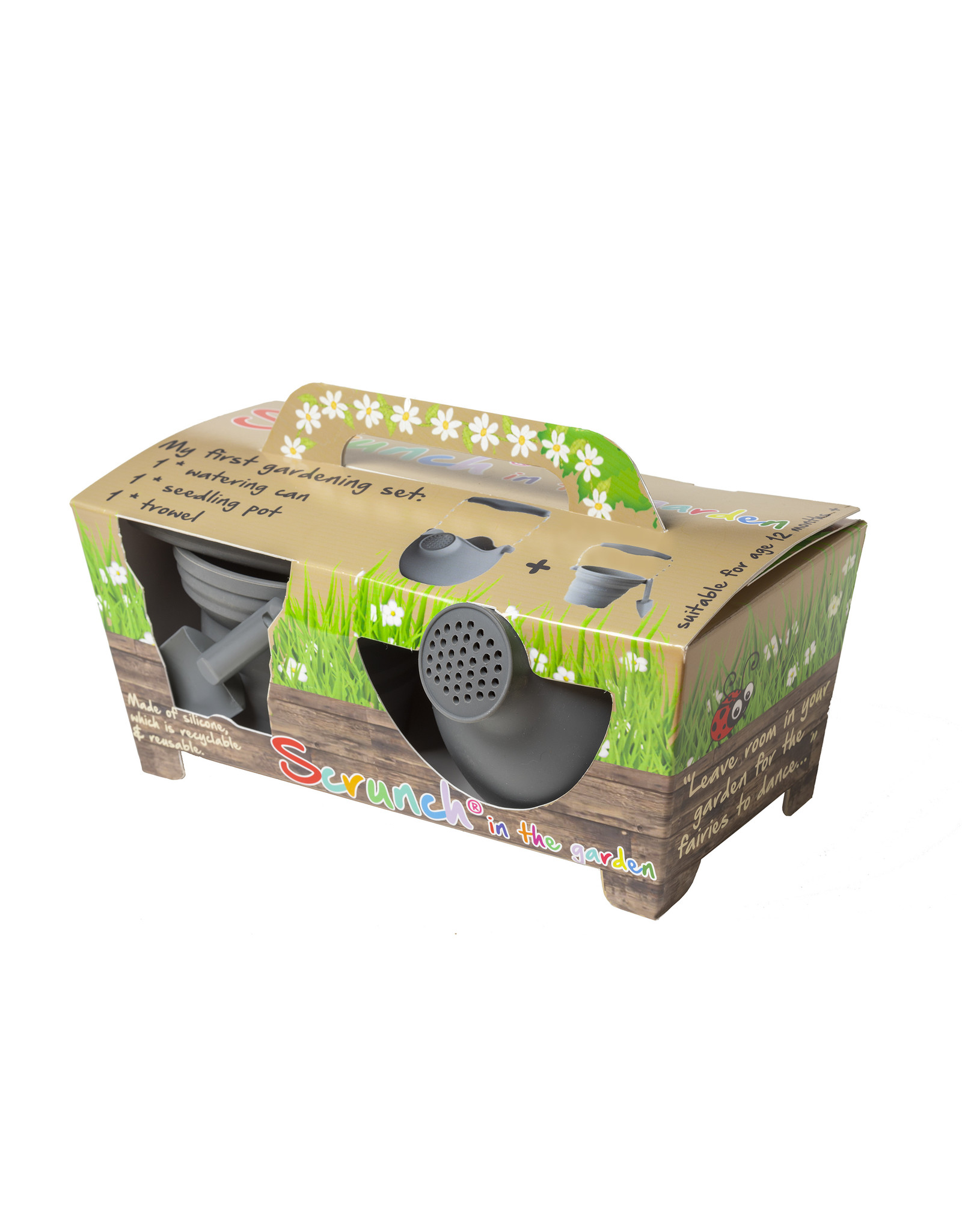 Scrunch Kids Scrunch in the Garden- Anthracite Grey