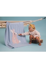 Bizzi Growin Baby Blanket- Cotton Tail Bunny Knitted Blanket